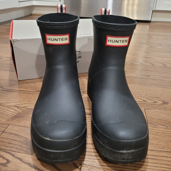 Hunter Play Boot Short Size 9 Black - Picture 2 of 11
